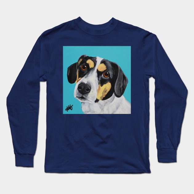 Axl Rose the Beagle Long Sleeve T-Shirt by AmandaAAnthony